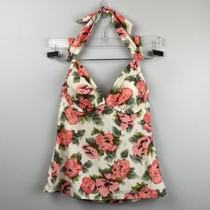 Lands End Halter Tankini Sz 6